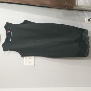 vince camuto grey dark and black dress